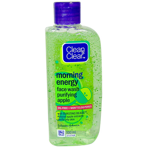 Clean & Clear Morning Energy Face Wash - Purifying Apple